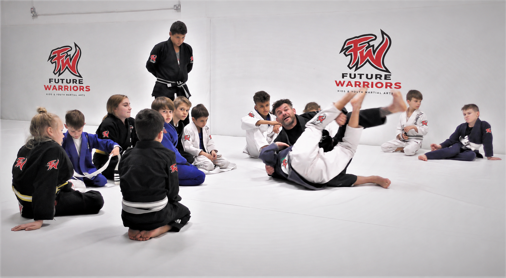 Brazilian Jiu-Jitsu training at the club